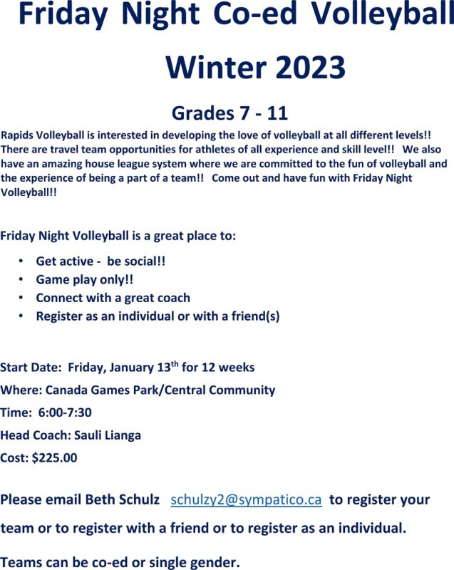 Rapids Volleyball
